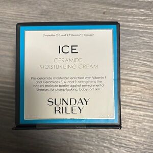 Sunday Riley ICE Ceramide Moisturizing Cream - Blue and White Box